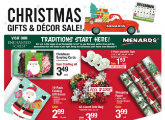 Menards Christmas Gift Ad Dec 02 – Dec 11, 2022