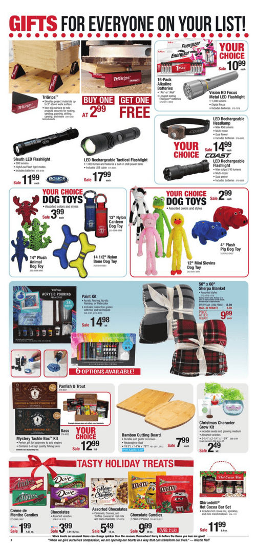 Menards Christmas Gift Ad Dec 02 Dec 11, 2022