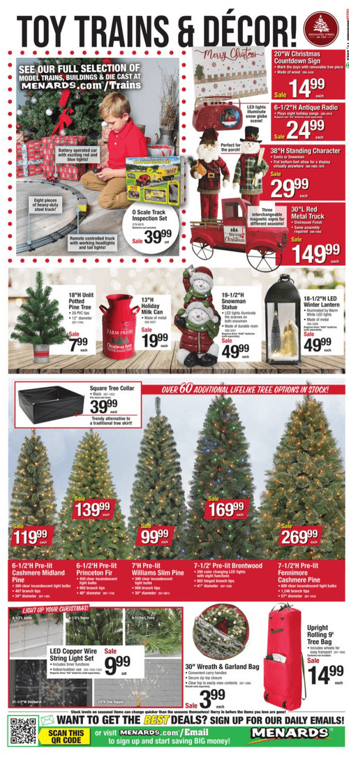 Menards Christmas Gift Ad Dec 02 Dec 11, 2022