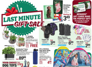 Menards Last-Minute Gift Sale Dec 16 – Dec 24, 2022