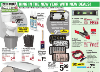 Menards New Year Sale Ad Dec 25 – Dec 31, 2022