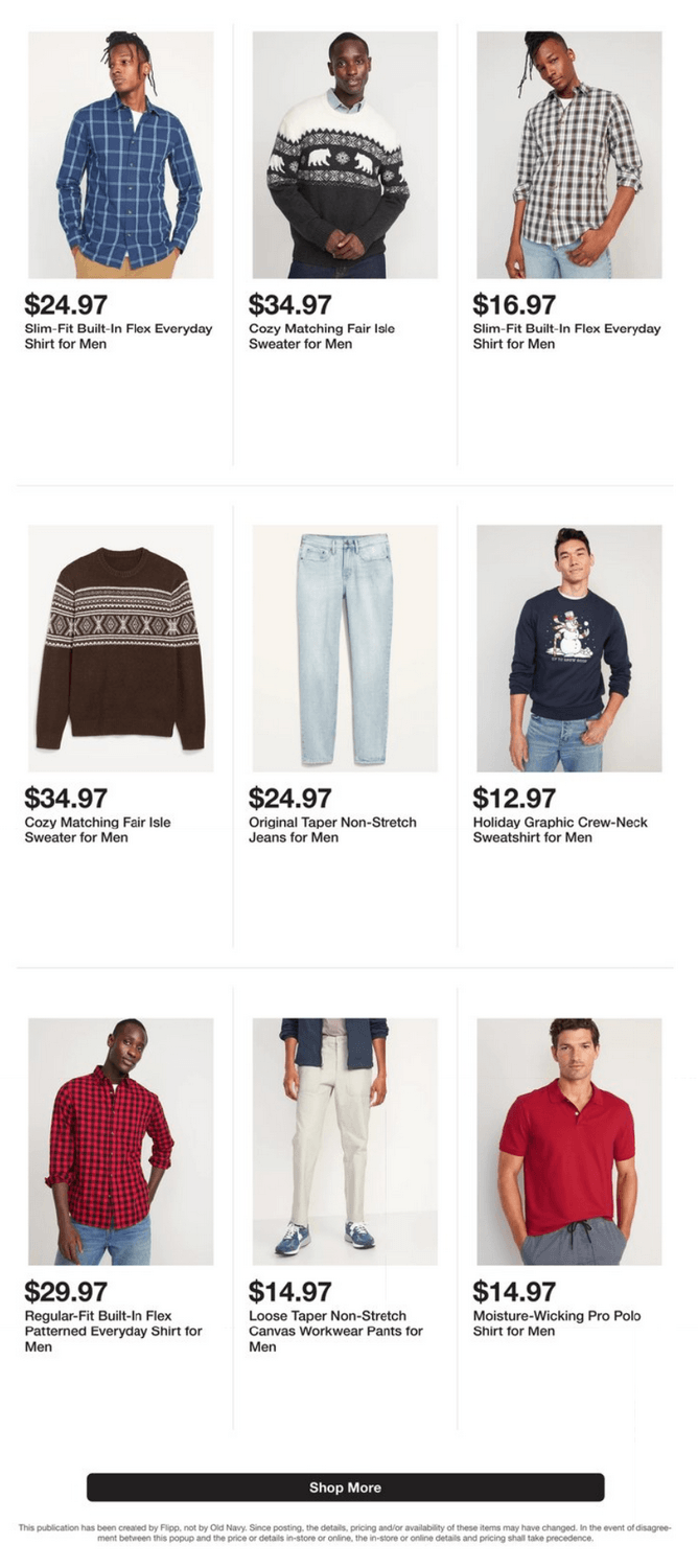 Old Navy Weekly Ad Dec 19 Dec 27, 2022