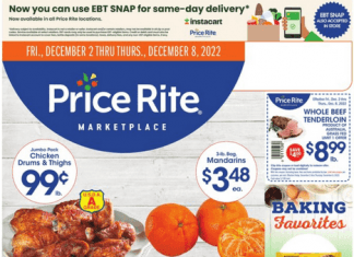 Price Rite Weekly Ad Dec 02 – Dec 08, 2022