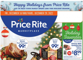 Price Rite Weekly Ad Dec 16 – Dec 29, 2022