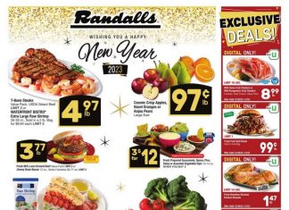 Randalls Weekly Ad Dec 28, 2022 – Jan 03, 2023 (New Year Promotion Included)
