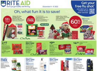Rite Aid Weekly Ad Dec 11 – Dec 17, 2022 (Christmas Promotion Included)