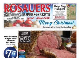 Rosauers Weekly Ad Dec 14 – Dec 24, 2022 (Christmas Sale Included)
