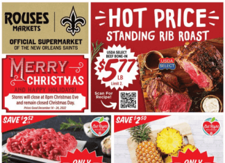 Rouses Weekly Ad Dec 14 – Dec 24, 2022
