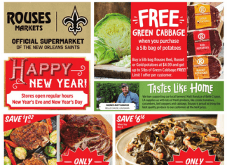 Rouses Weekly Ad Dec 26 – Jan 04, 2023 (New Year Promotion Included)