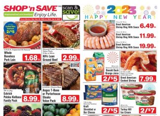 SHOP ‘n SAVE Weekly Ad Dec 29, 2022 – Jan 04, 2023 (New Year Promotion Included)