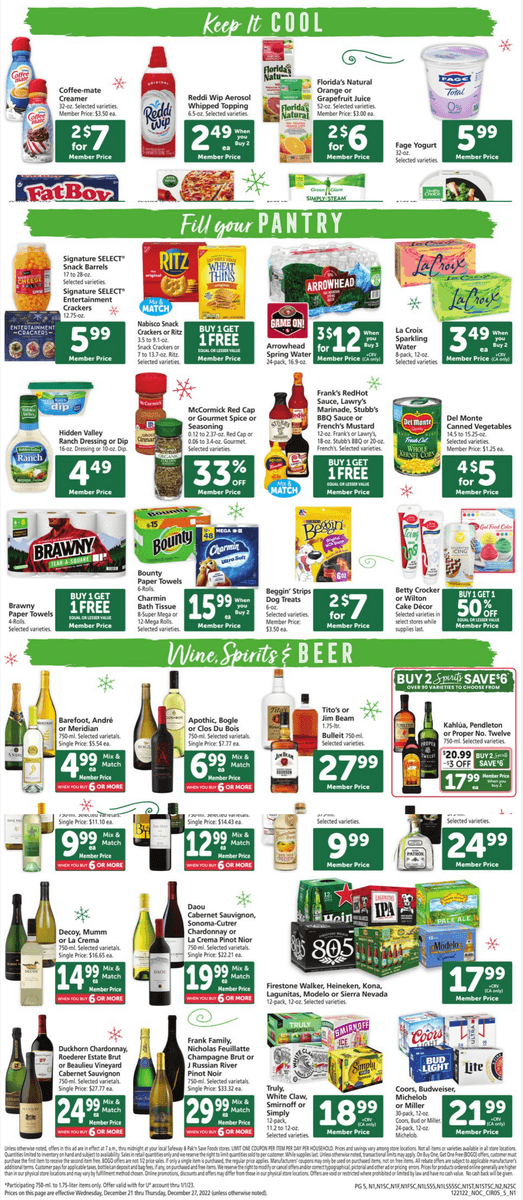 Safeway Weekly Ad Dec 21 Dec 27, 2022