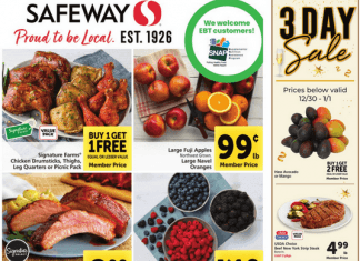 Safeway Weekly Ad Dec 28 – Jan 03, 2023