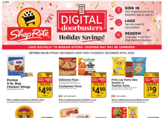 ShopRite Weekly Ad Dec 23 – Dec 29, 2022