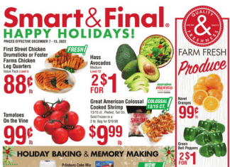 Smart & Final Weekly Ad Dec 07 – Dec 13, 2022 (Christmas Promotion Included)
