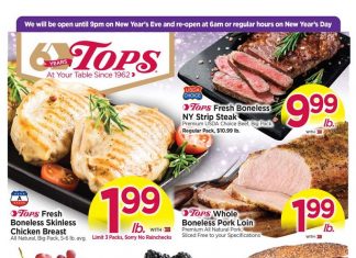 Tops Weekly Ad Ad Dec 25 – Dec 31, 2022
