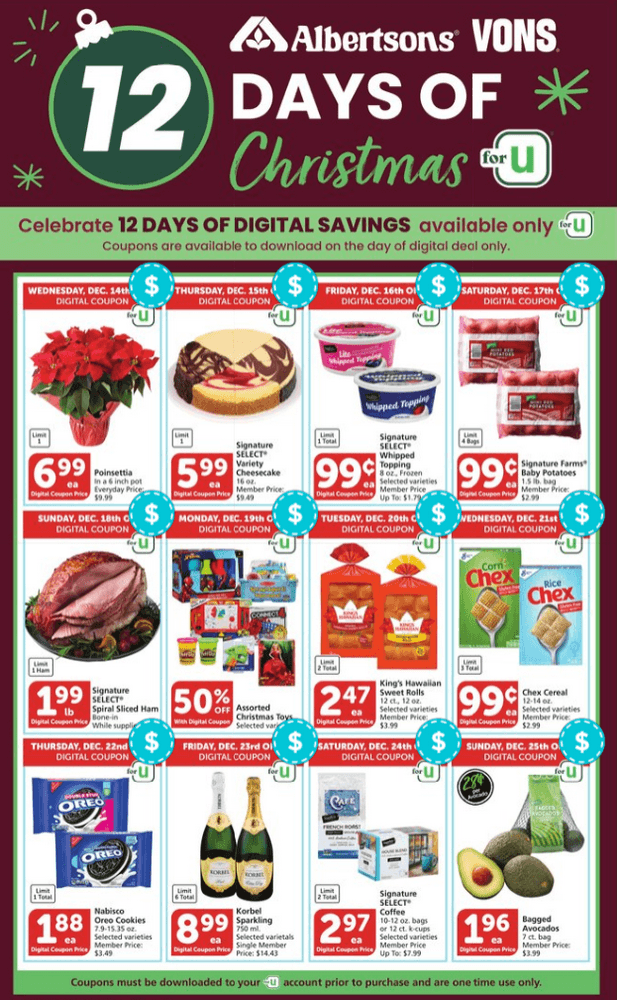 Vons Christmas Hours 2025 Grata Karlene