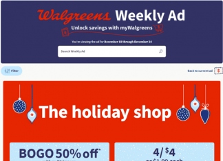 Walgreens Weekly Ad Dec 18 – Dec 24, 2022 (Christmas Promotion Included)