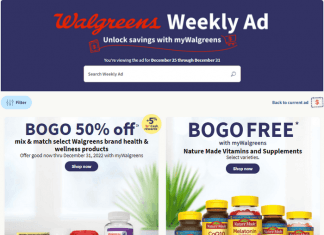 Walgreens Weekly Ad Dec 25 – Dec 31, 2022