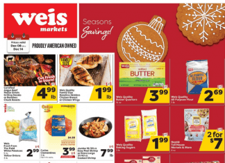 Weis Markets Weekly Sale Dec 08 – Dec 14, 2022