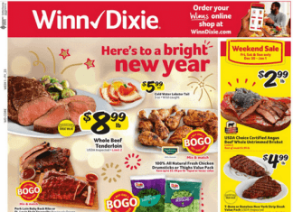 Winn-Dixie Weekly Ad Dec 28, 2022 – Jan 03, 2023 (New Year Promotion Included)