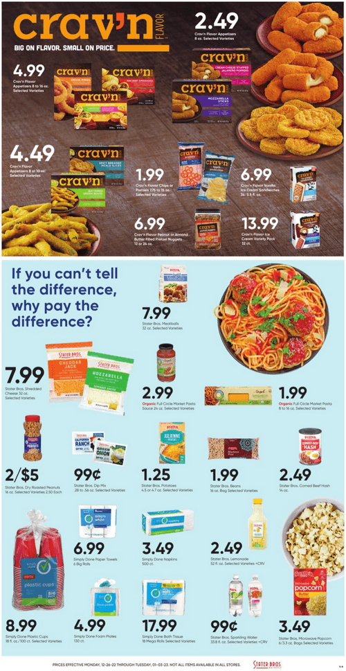 Stater Bros Weekly Ad Dec 26, 2022 Jan 03, 2023