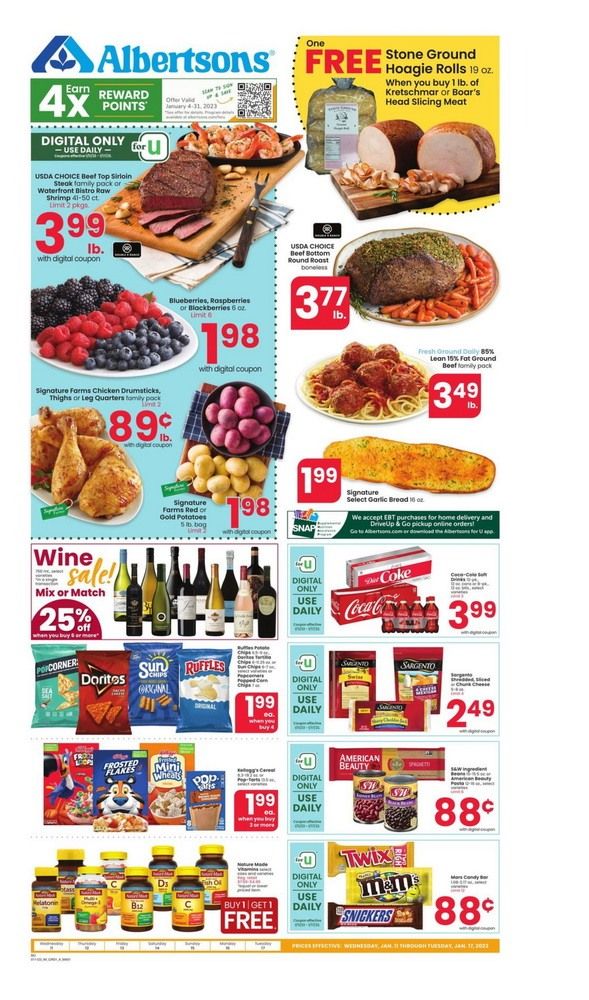 Albertsons Weekly Ad Jan 11 Jan 17, 2023