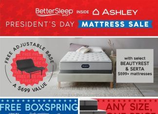 Ashley Furniture HomeStore Presidents’ Day Ad Jan 31 – Feb 20, 2023