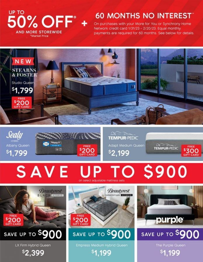 Ashley Furniture HomeStore Presidents' Day Ad Jan 31 Feb 20, 2023