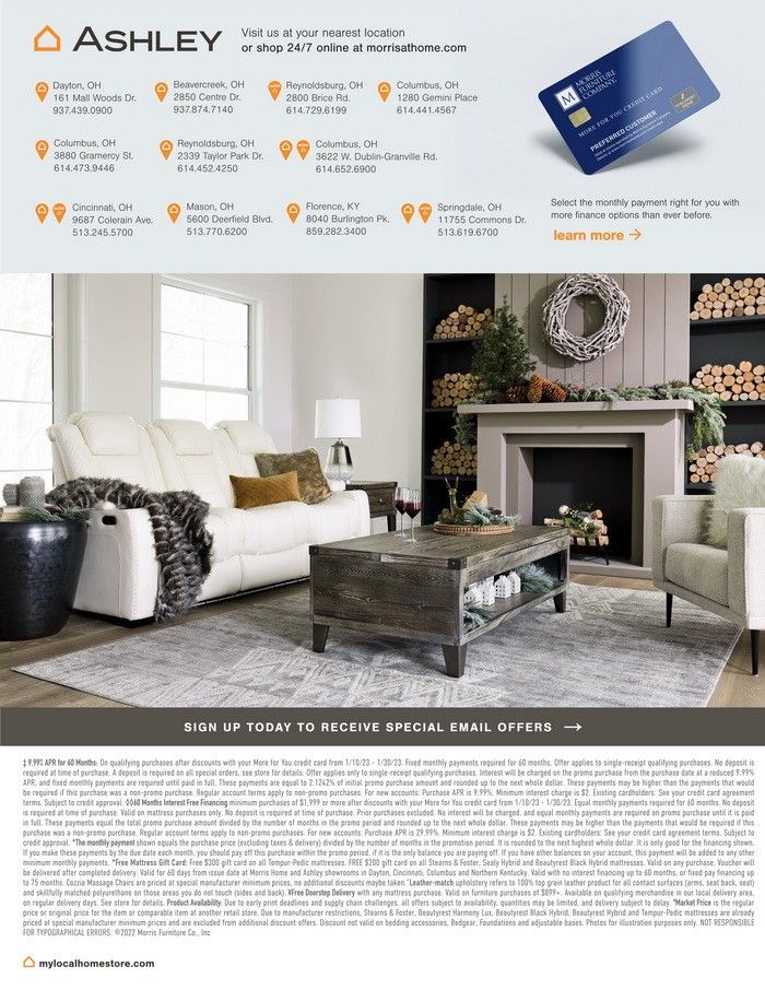 Ashley Furniture Overstock Mattress Ad Sale Jan 13 Jan 16, 2023