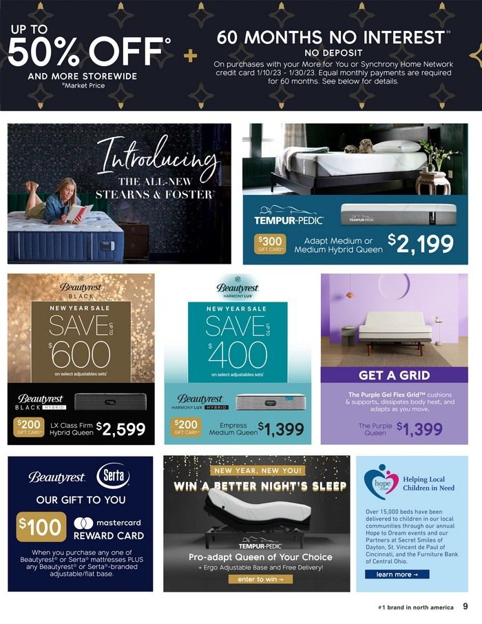 Ashley Furniture Overstock Mattress Ad Sale Jan 13 Jan 16, 2023