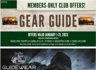 Bass Pro Shops January Gear Guide Jan 01 – Jan 31, 2023