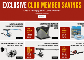 Bass Pro Shops Exclusive Club Member Savings Ad Until Jan 15, 2023