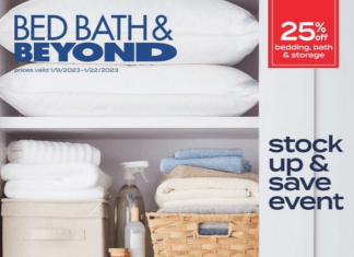 Bed Bath & Beyond Weekly Ad Jan 09 – Jan 22, 2023