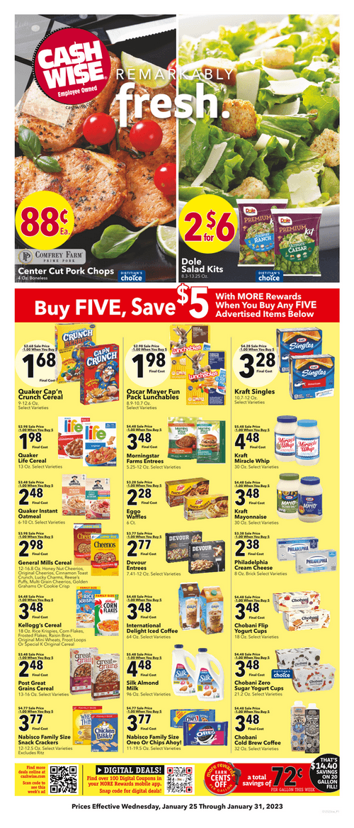Cash Wise Weekly Ad Jan 25 Jan 31, 2023