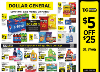 Dollar General Weekly Ad Jan 01 – Jan 07, 2023