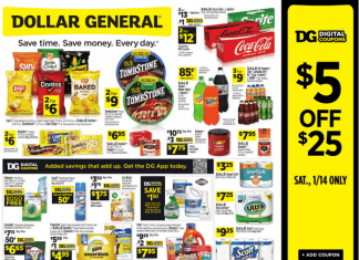 Dollar General Weekly Ad Jan 08 – Jan 14, 2023