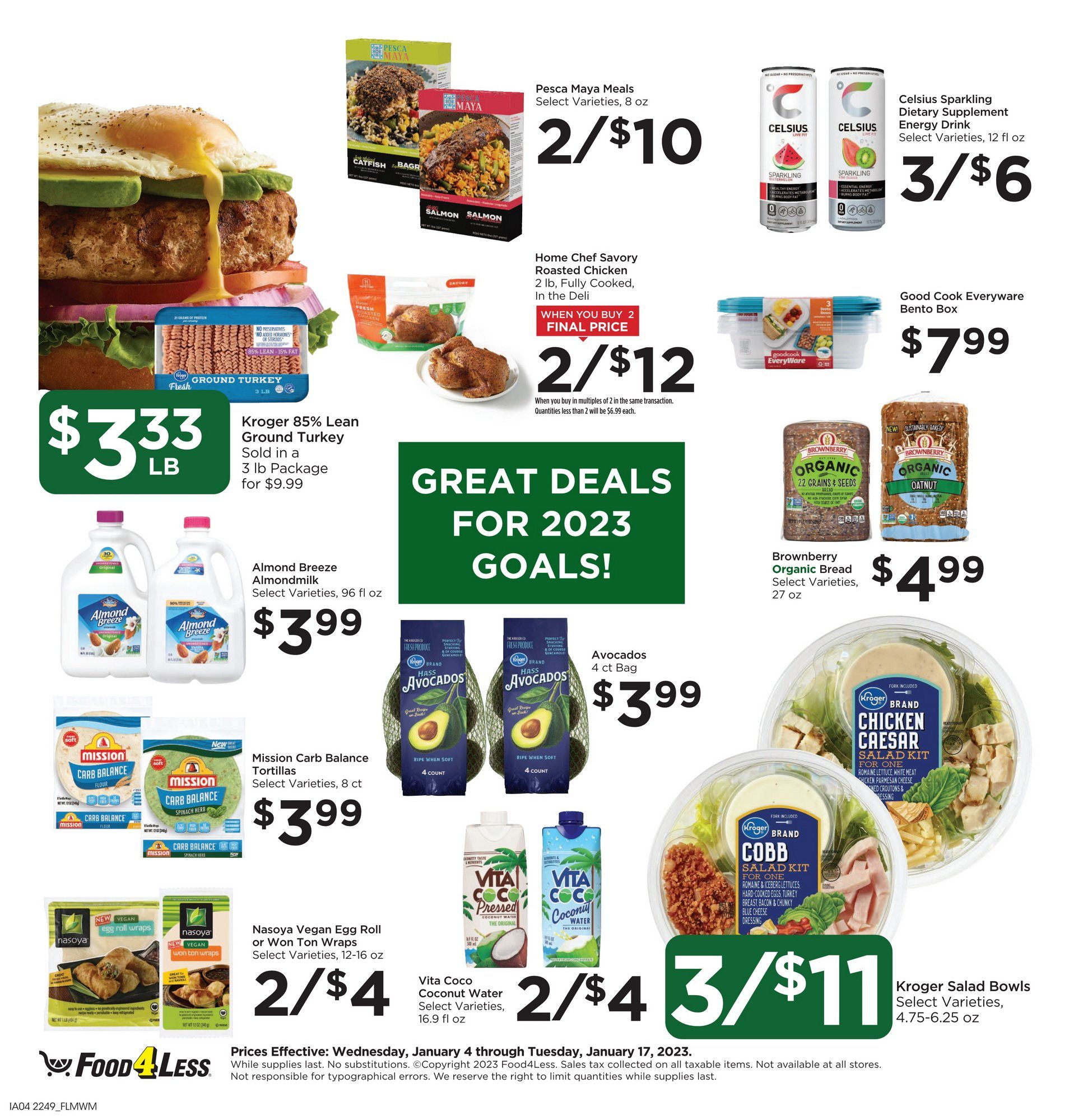 Food 4 Less Weekly Ad Jan 04 Jan 10, 2023