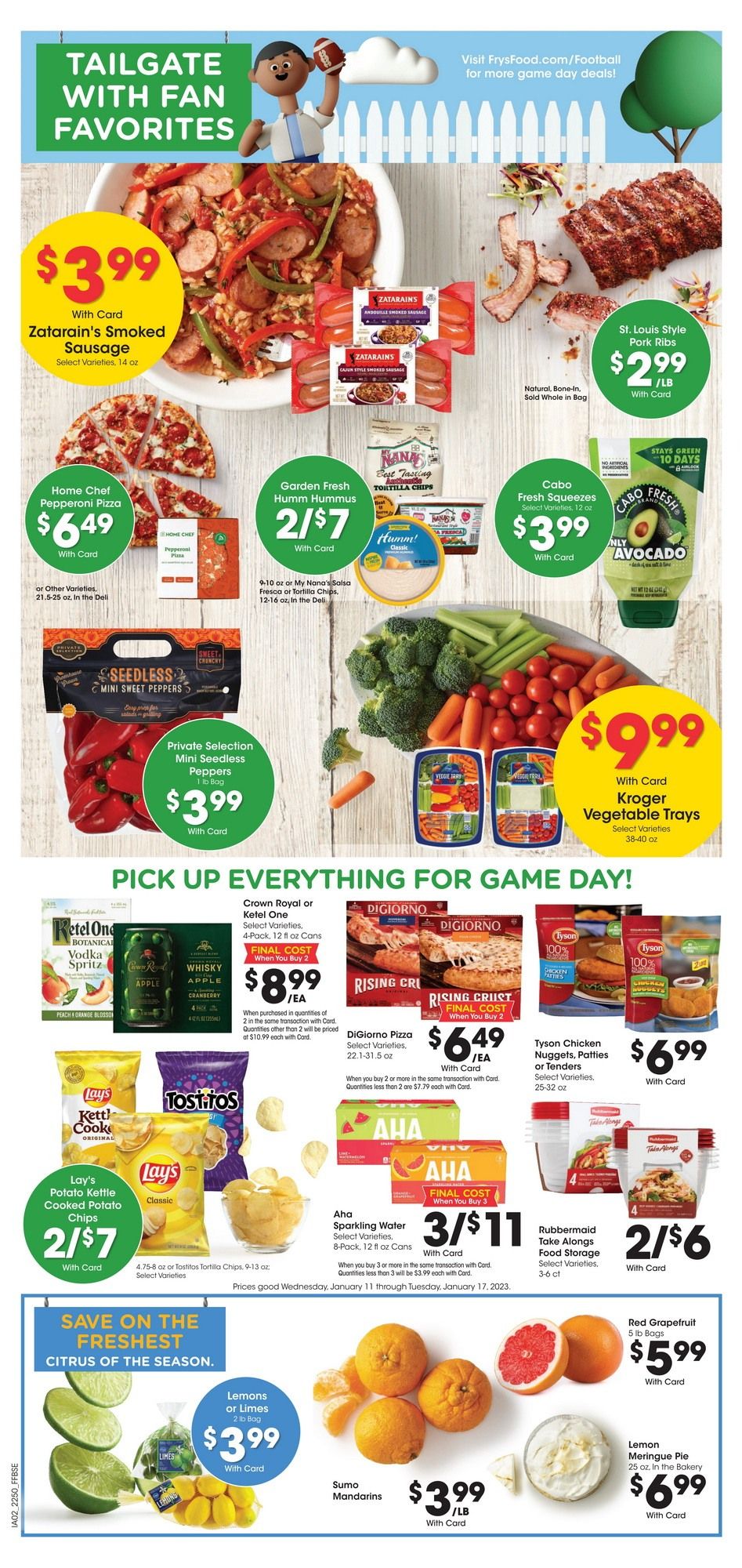 Fry's Food Weekly Ad Jan 11 Jan 17, 2023