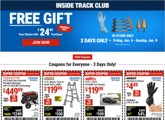 Harbor Freight In-Store 3-Day Ad Jan 06 – Jan 08, 2023