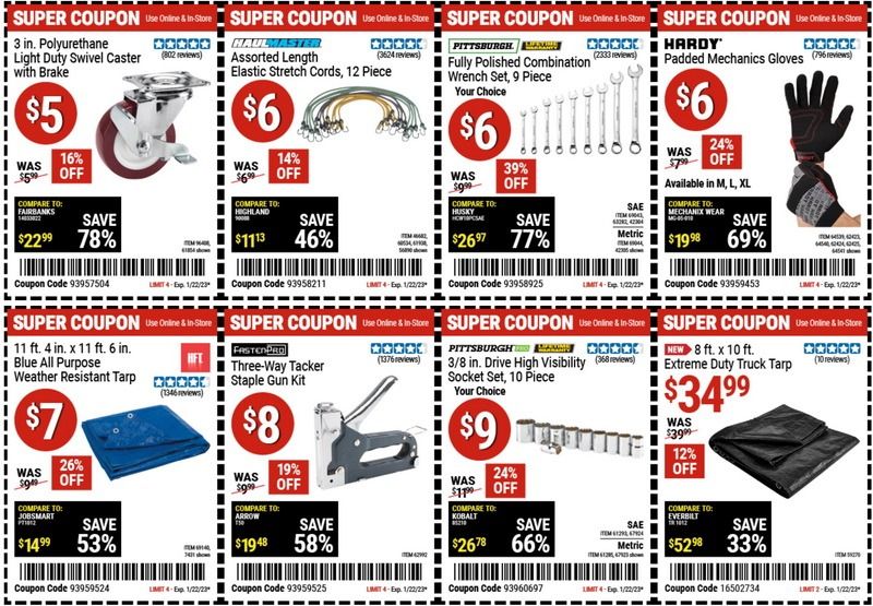 Harbor Freight Coupon Ad Jan 09 Jan 22, 2023