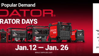 Harbor Freight Predator Generator Ad Jan 12 – Jan 26, 2023