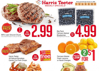 Harris Teeter Weekly Ad Jan 11 – Jan 17, 2023