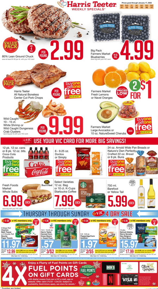 Harris Teeter Weekly Ad Jan 11 Jan 17, 2023