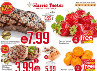Harris Teeter Weekly Ad Jan 25 – Jan 31, 2023