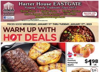 Harter House Weekly Ad Jan 11 – Jan 17, 2023