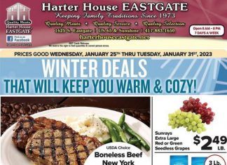 Harter House Weekly Ad Jan 25 – Jan 31, 2023