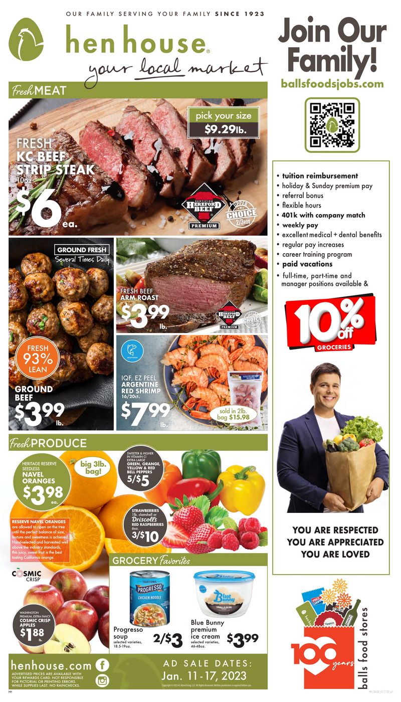 Hen House Weekly Ad Jan 11 Jan 17, 2023
