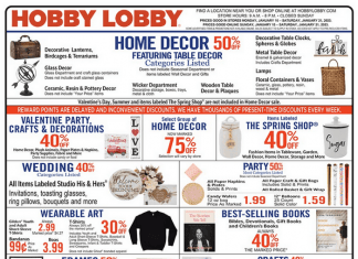 Hobby Lobby Weekly Ad Jan 15 – Jan 21, 2023