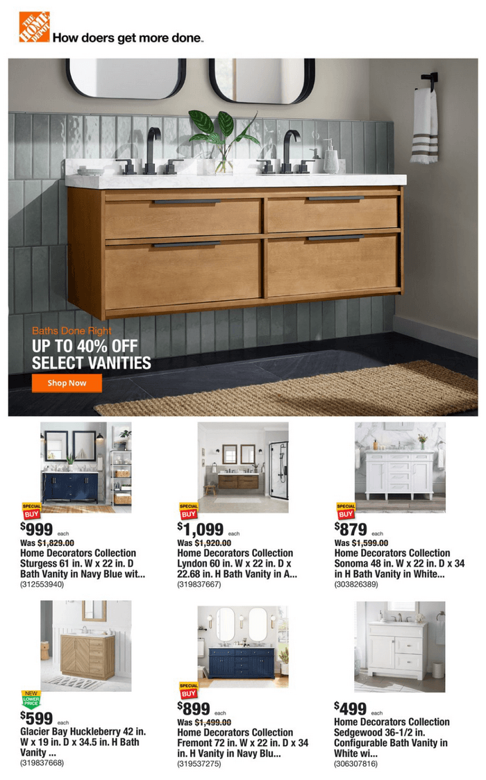 Home Depot Weekly Ad Jan 19 Jan 26, 2023