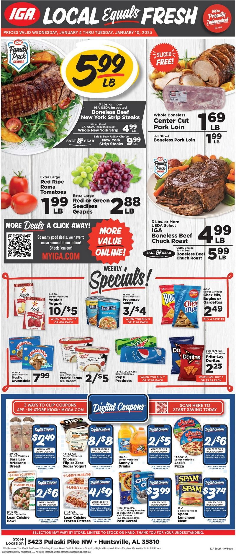 IGA Weekly Ad Jan 04 Jan 10, 2023